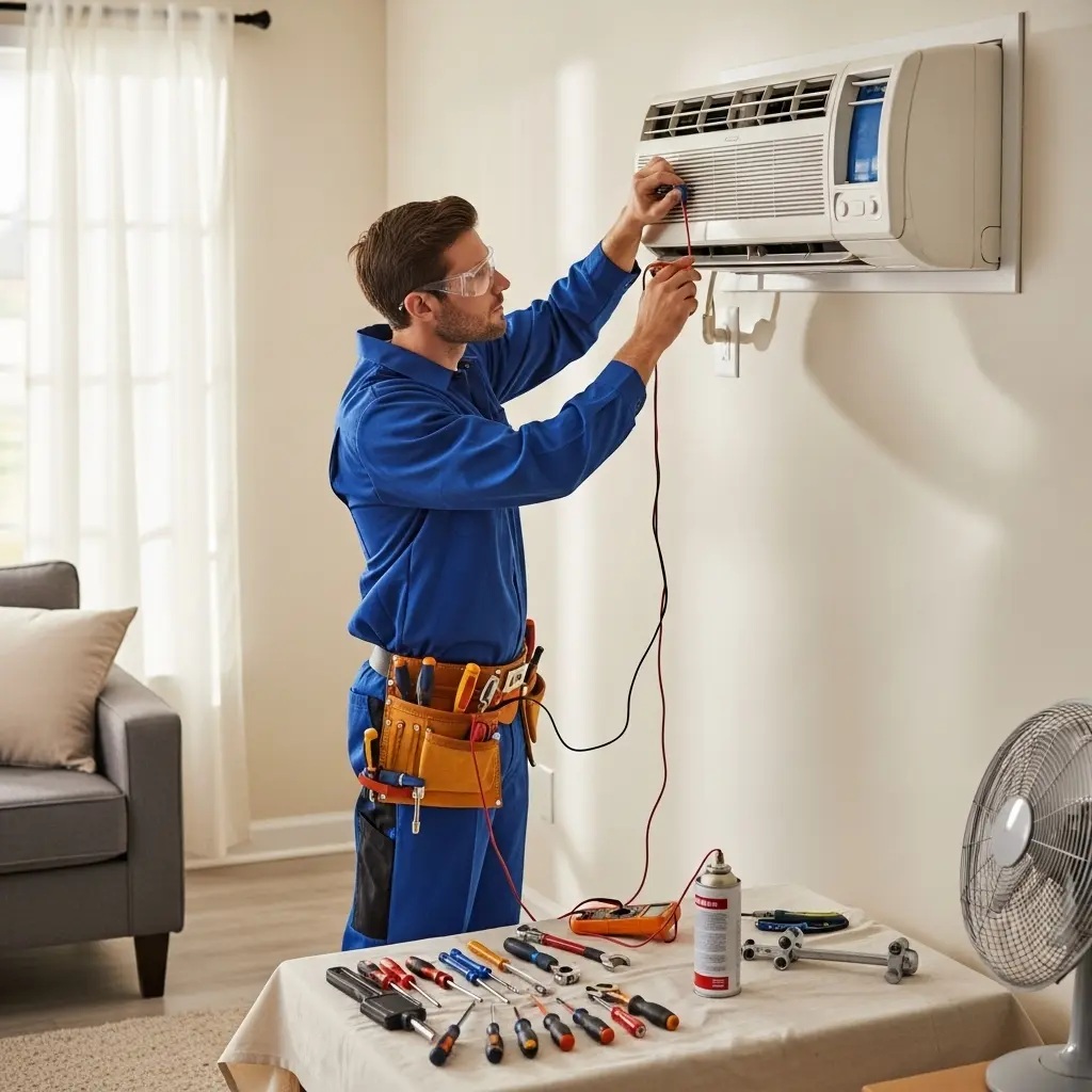 Gaziemir Electrolux Electrolux klima gaz dolumu ve bakım – Enerji verimliliği artırıldı. - Teknik servis örneği